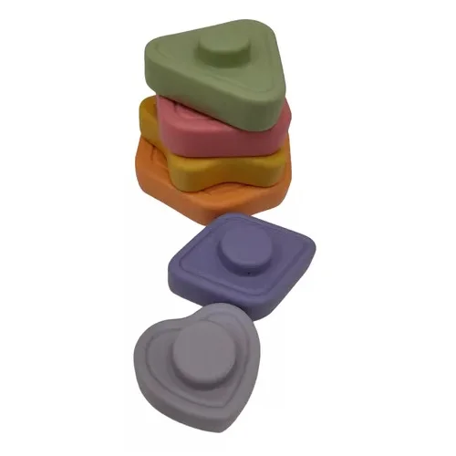 Torre de Encastre Figuras Geometricas - Baby Favorite - Imagen 3