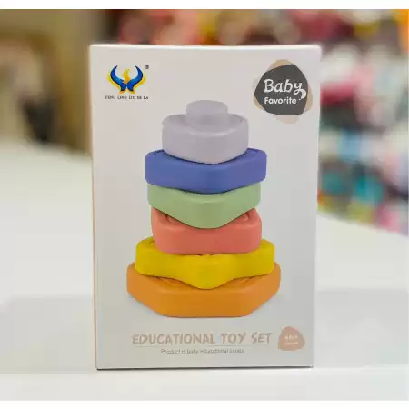 Torre de Encastre Figuras Geometricas - Baby Favorite