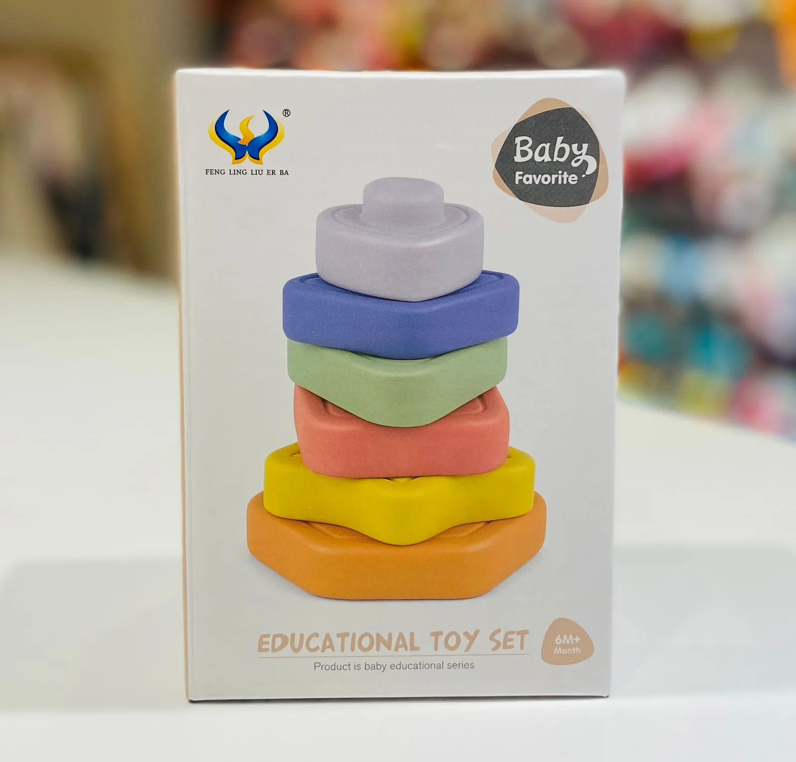 Torre de Encastre Figuras Geometricas - Baby Favorite