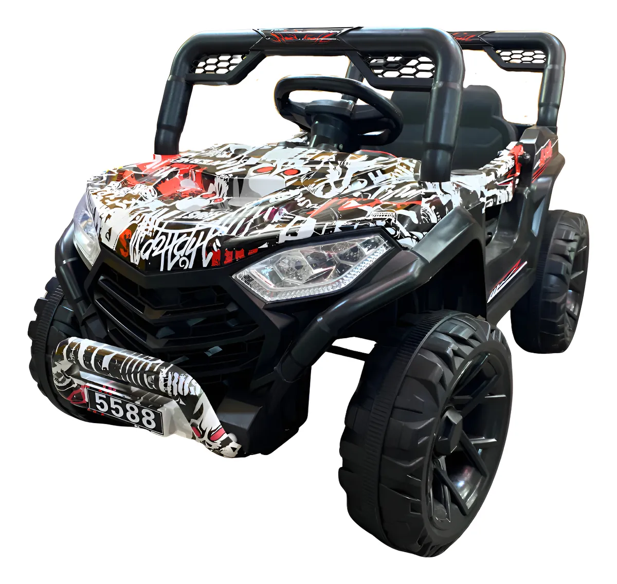 Utv Arenero Deportivo 12v 7ah, Asiento de Cuero, Control Remoto, Cuatro Motores