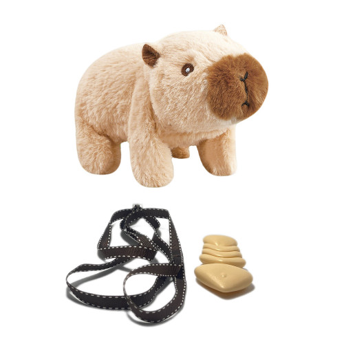 Juguete Peluche Capibara con Canil y Correa - Imagen 3