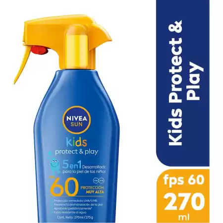 Protector Solar  5en1 Kids Fps60 270 ml Nivea